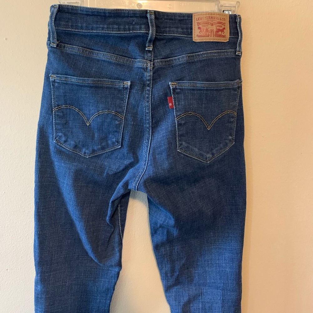 High rise Levi skinny jeans